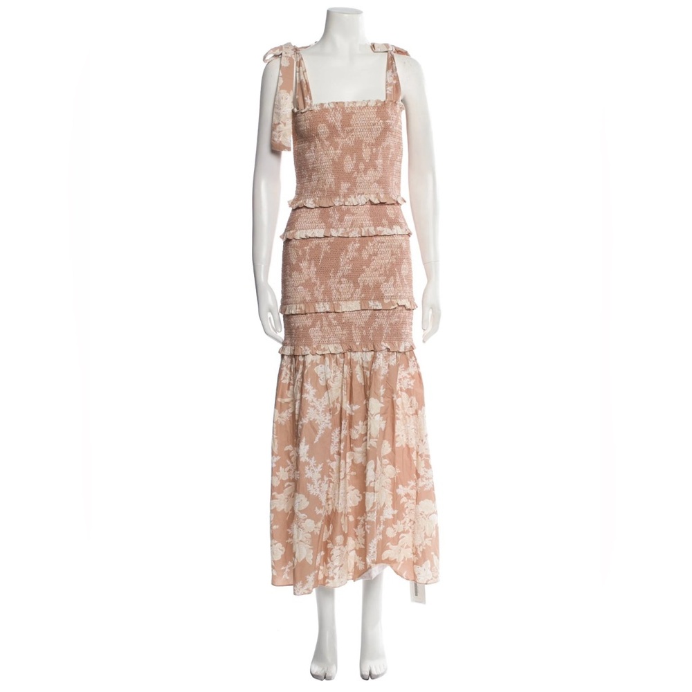 LoveShack Fancy Floral Print Long Dress size XS